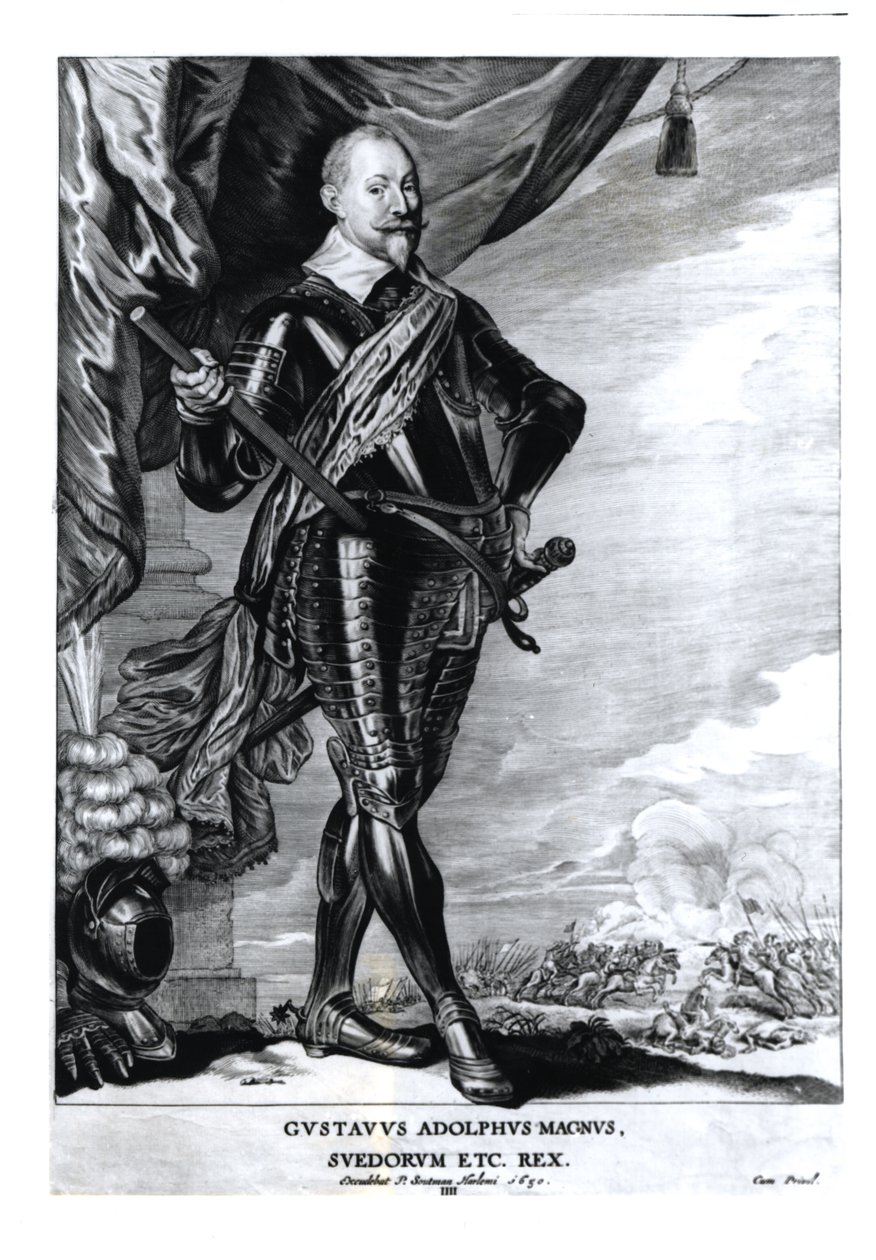 Portrait of Gustavus Adolphus the Great, King of the Swedes by Pieter Claesz Soutman