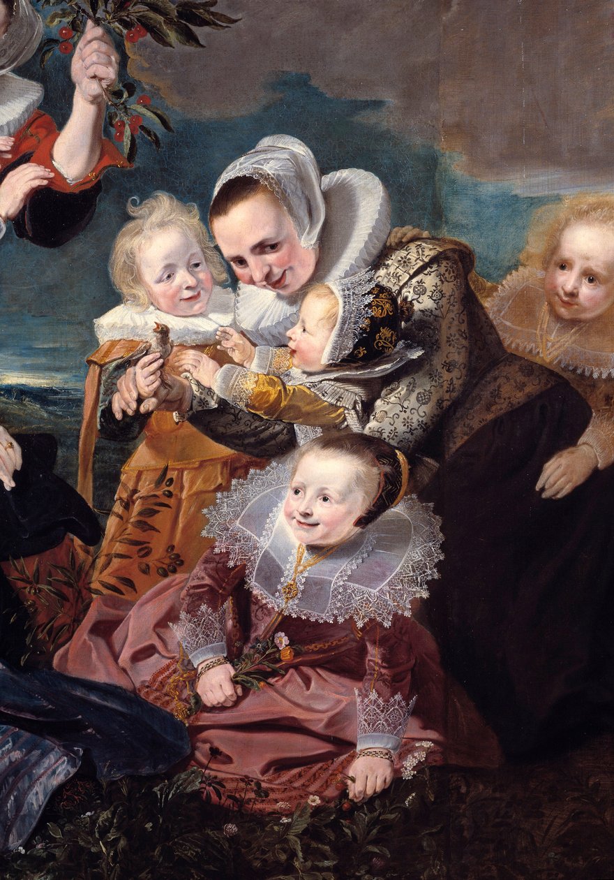 Portrait of Paulus Van Beresteyn with His Family (detail) by Pieter Claesz Soutman