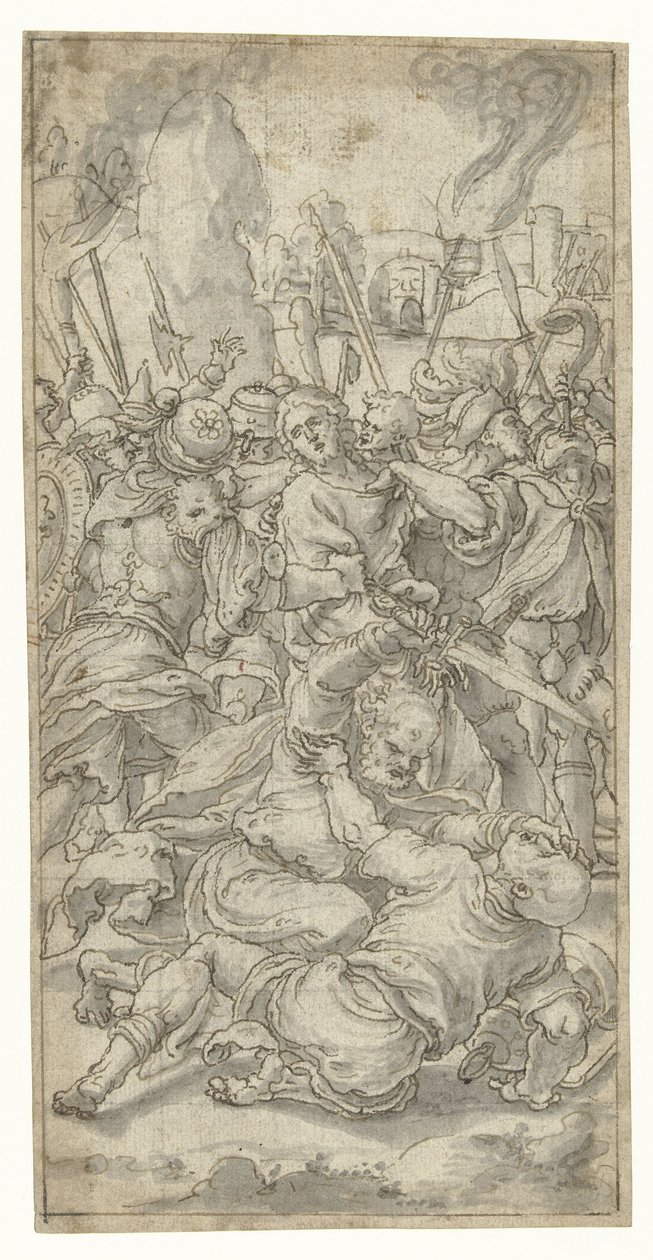 Arrest of Christ by Pieter Coecke van Aelst (I)