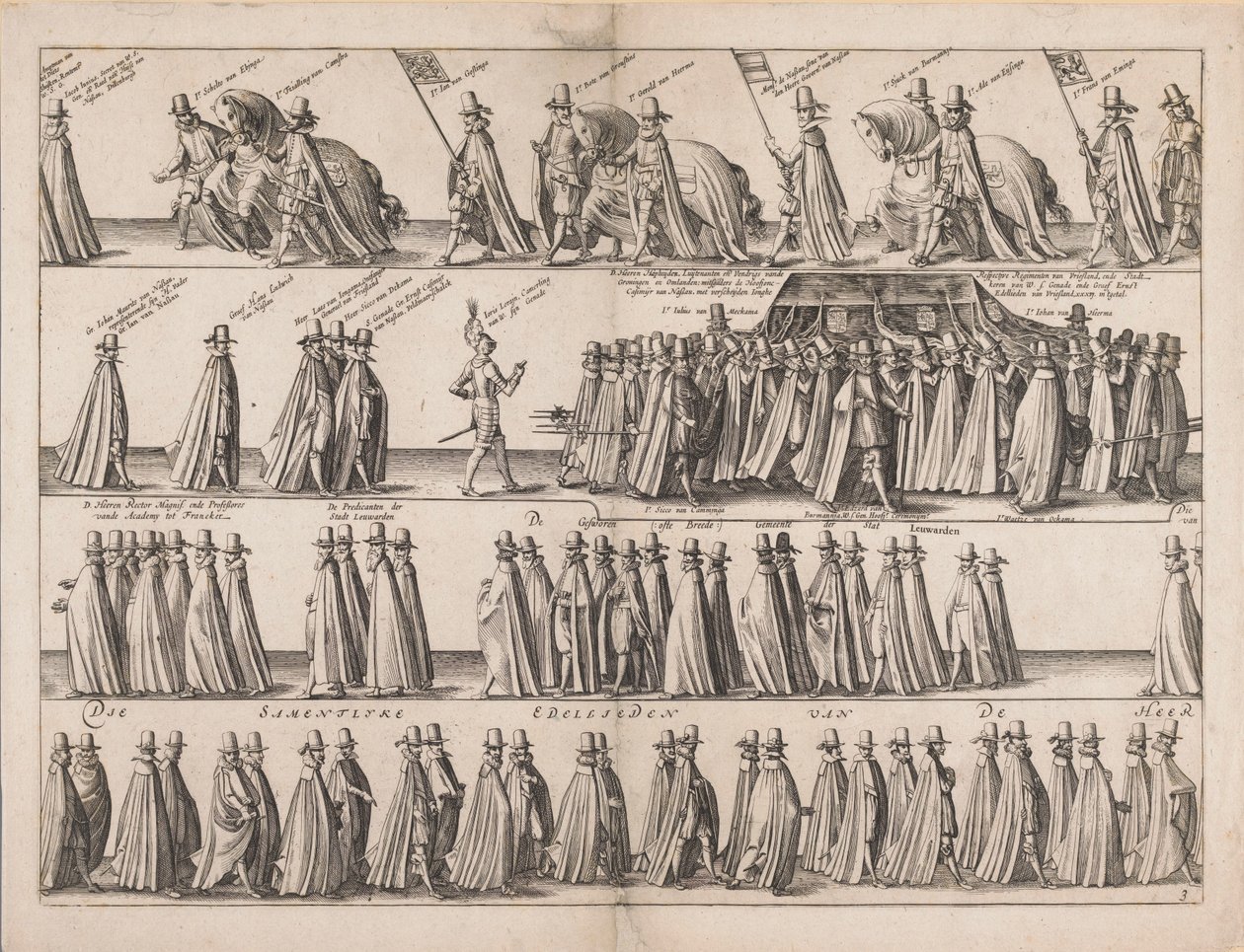 Funeral of William Louis by Pieter Feddes van Harlingen