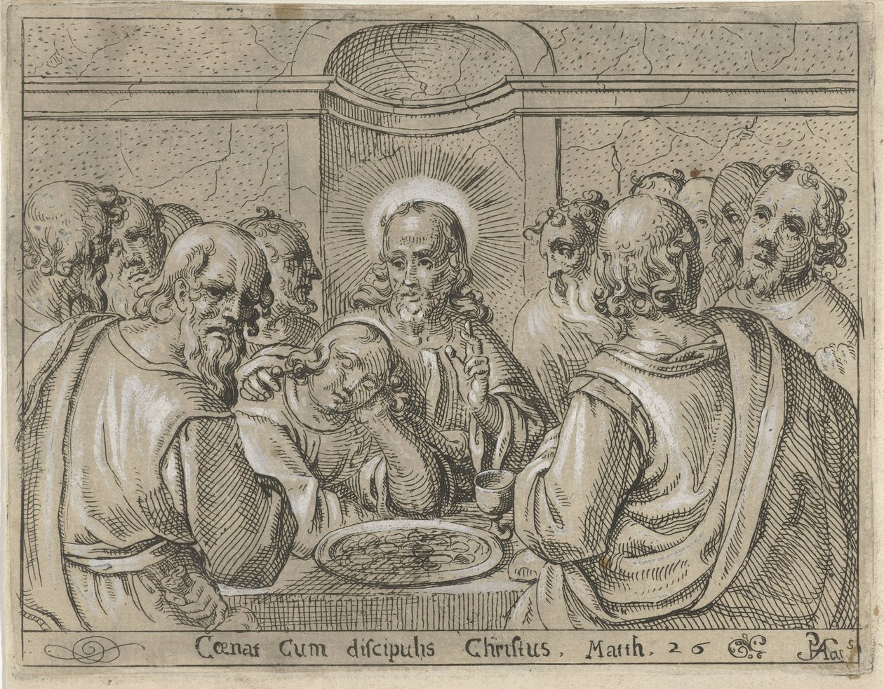 The Last Supper by Pieter Feddes van Harlingen