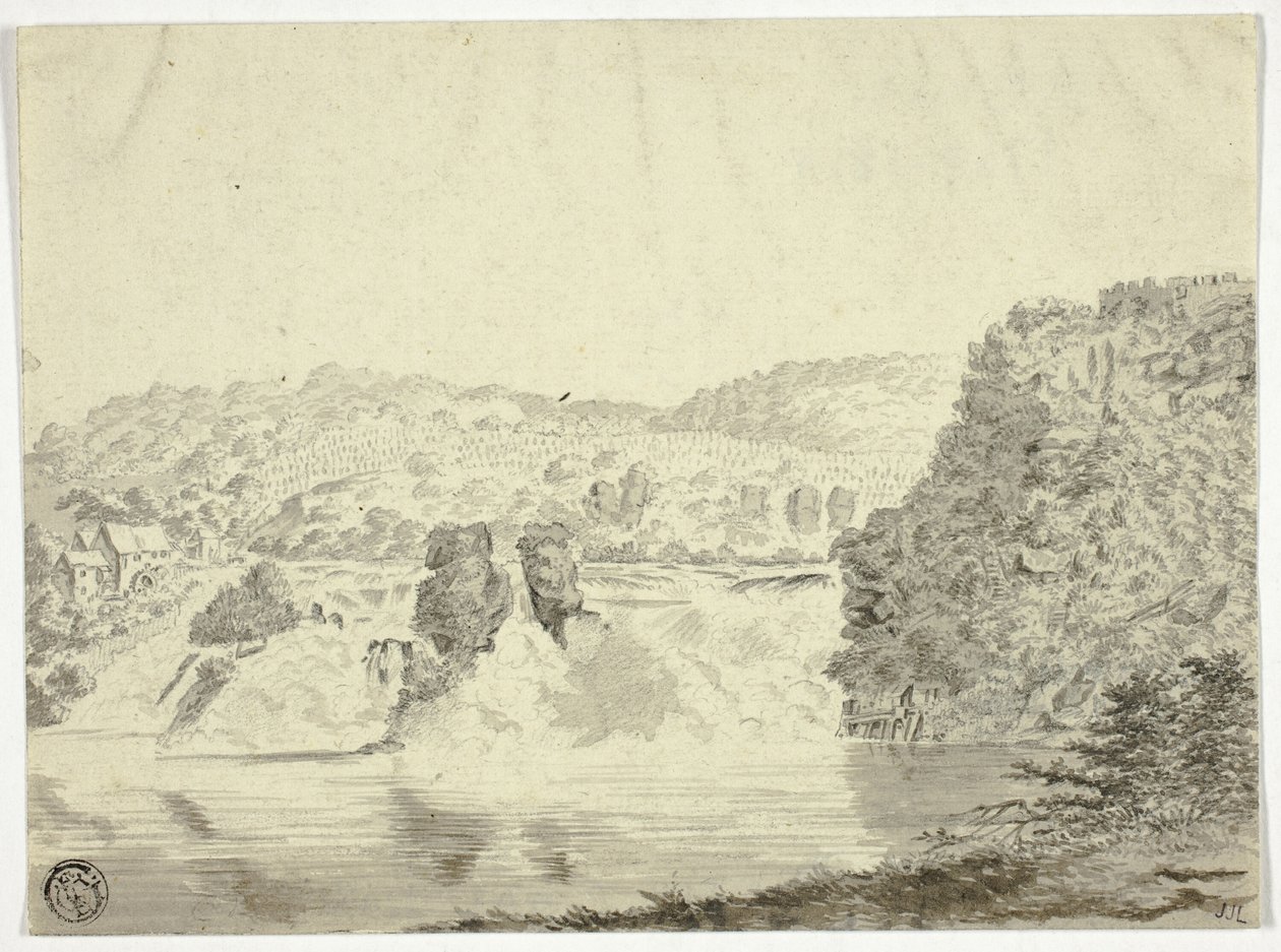 Rhone Waterfall near Schafhausen by Pieter Gaal