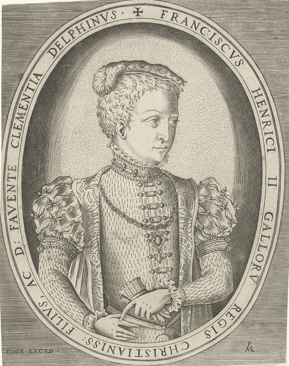 Portrait of Francis II of France, 1544-1560 by Pieter Heyden van der