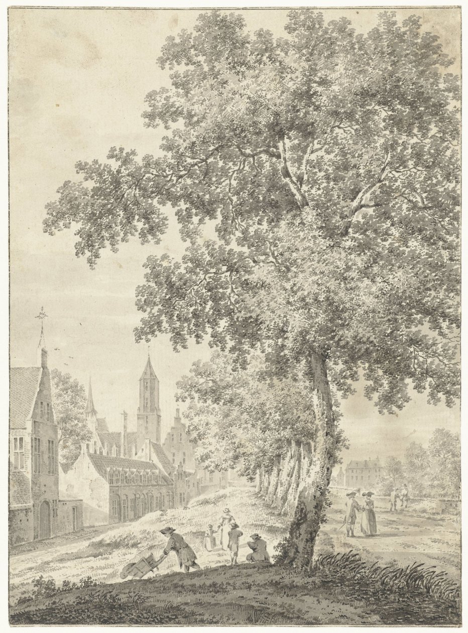 At the City Wall in Utrecht by Pieter Jan van Liender