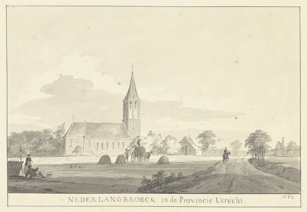 View of the Village of Nederlangbroek by Pieter Jan van Liender