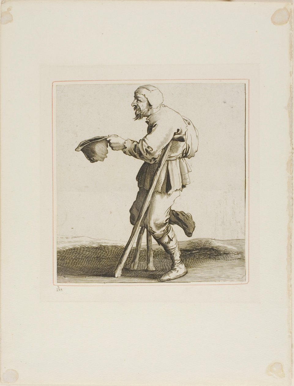 Lame Beggar Asking for Alms, from It
