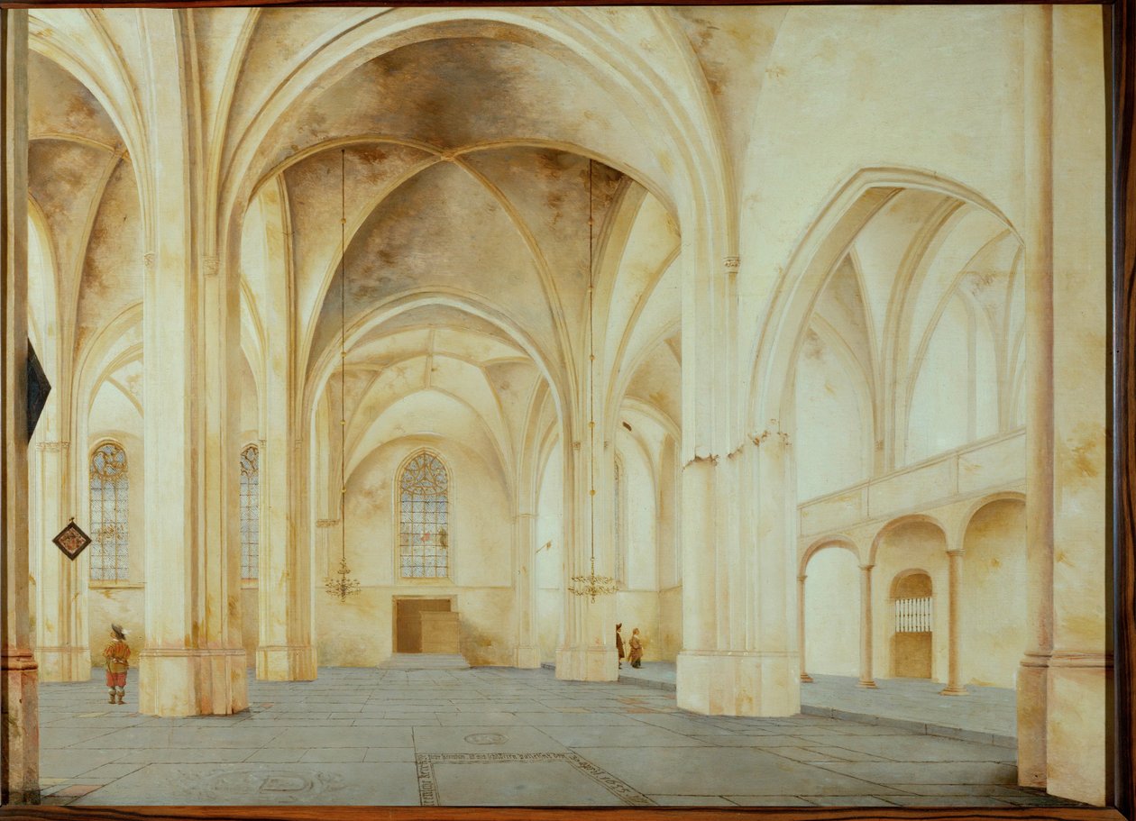 Interior of the Church of Saint Cunera in Rhenen, Netherlands by Pieter Jansz Saenredam