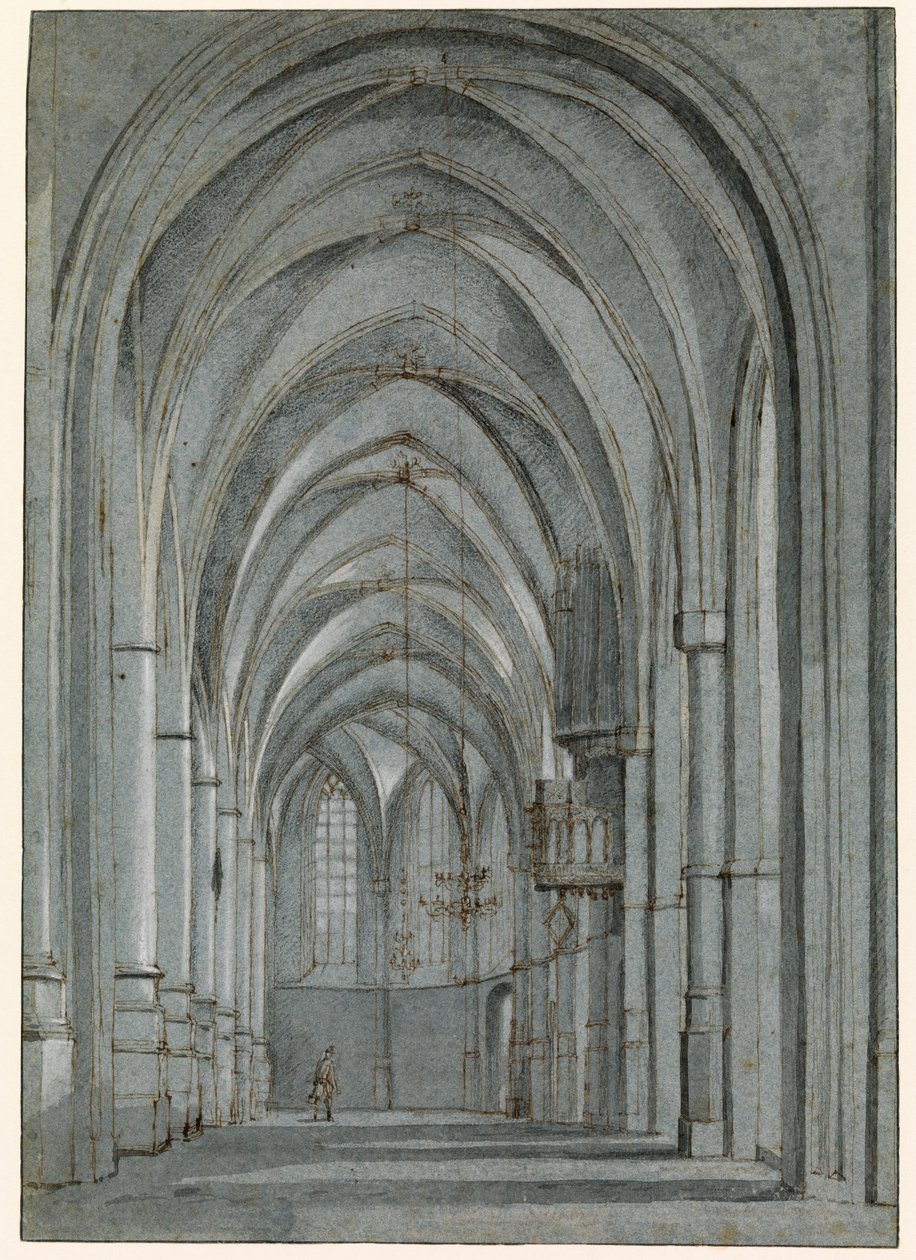South Ambulatory of Sint Bavokerk, Haarlem by Pieter Jansz Saenredam