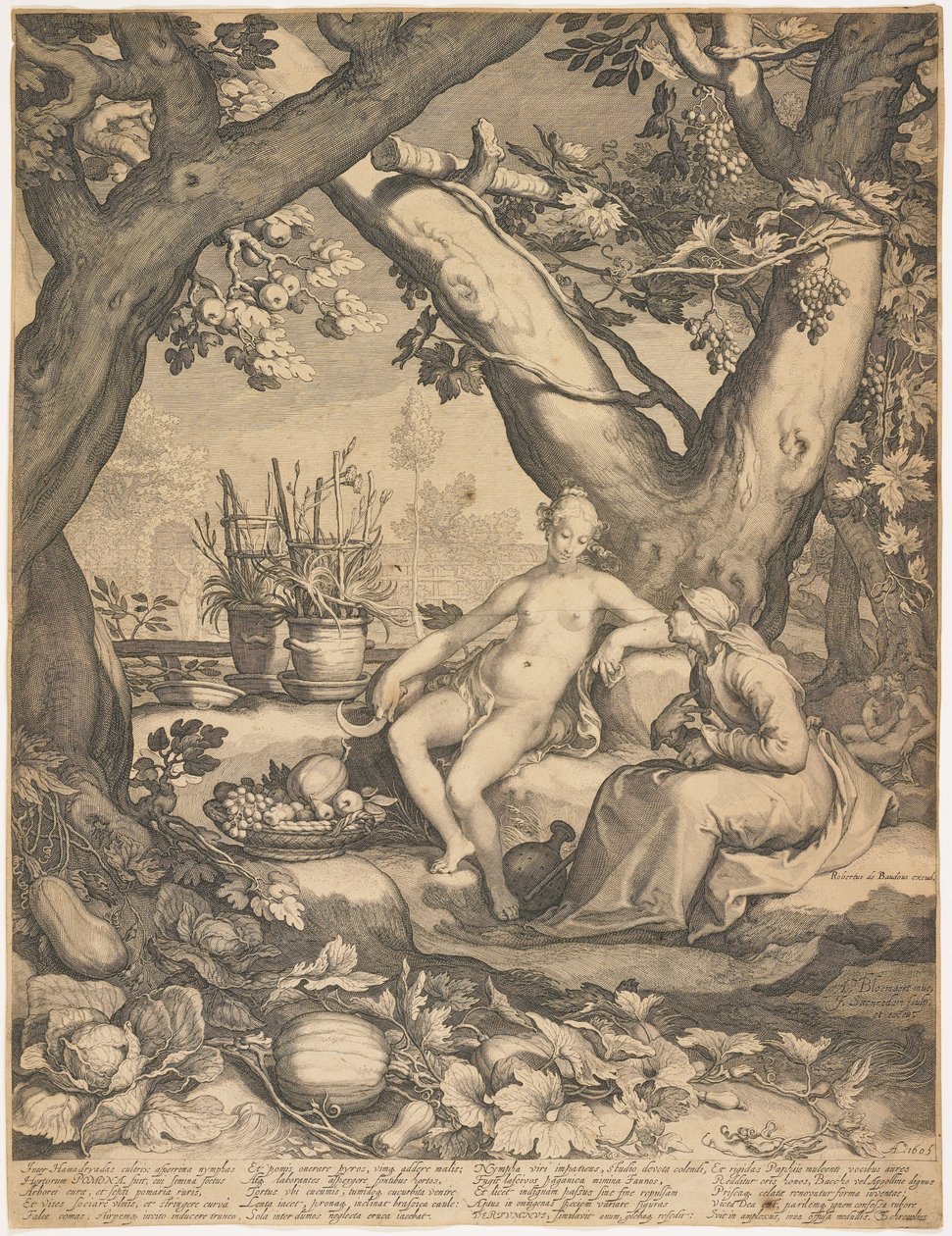 Vertumnus and Pomona by Pieter Jansz Saenredam