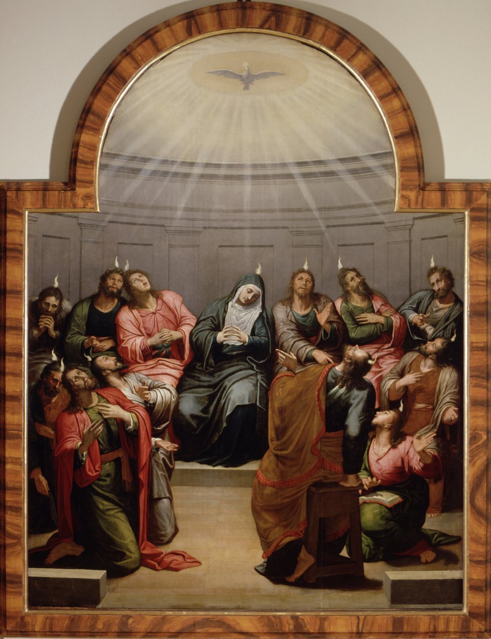 Pentecost by Pieter Kempeneer