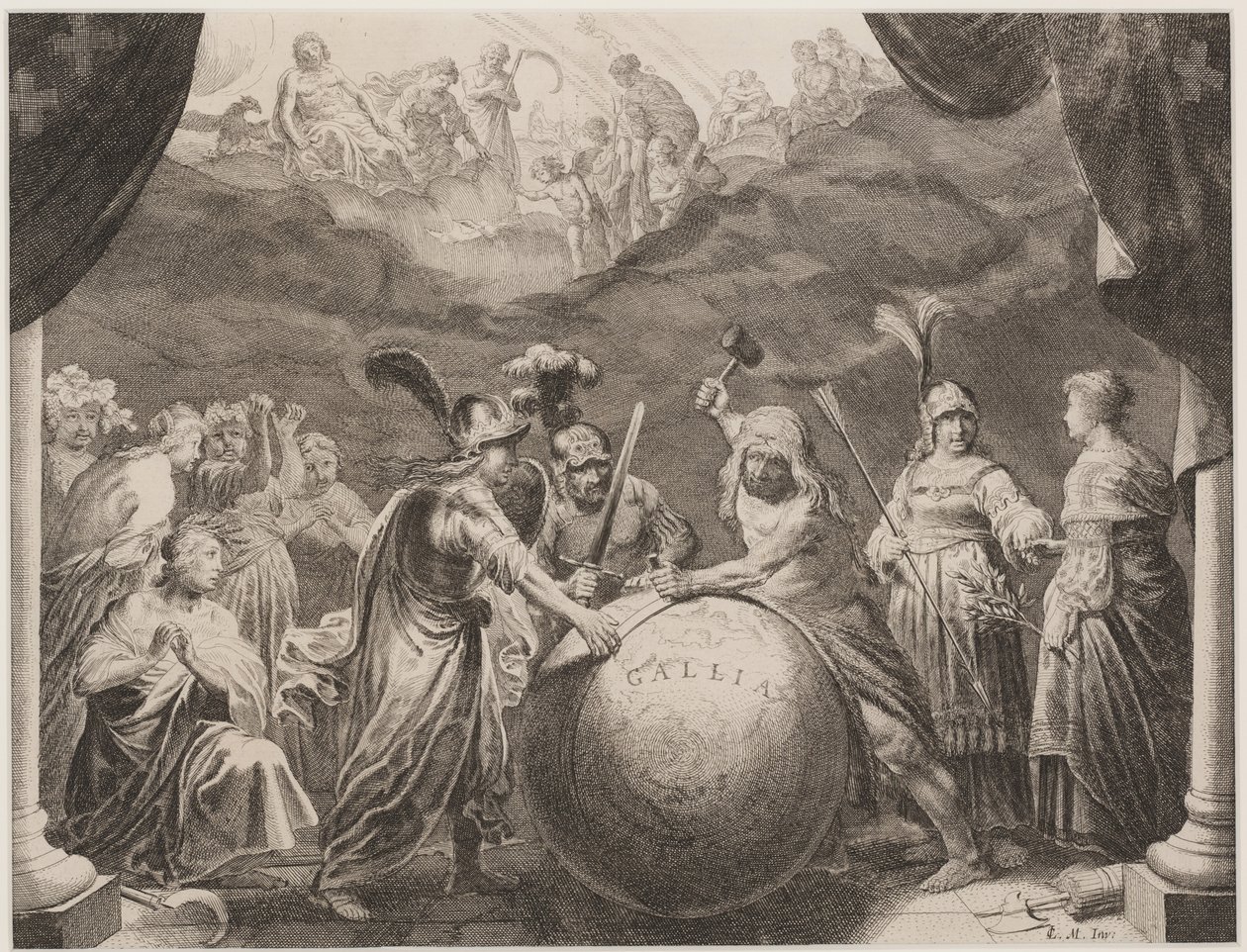 Hercules Restores Gallia by Pieter Nolpe