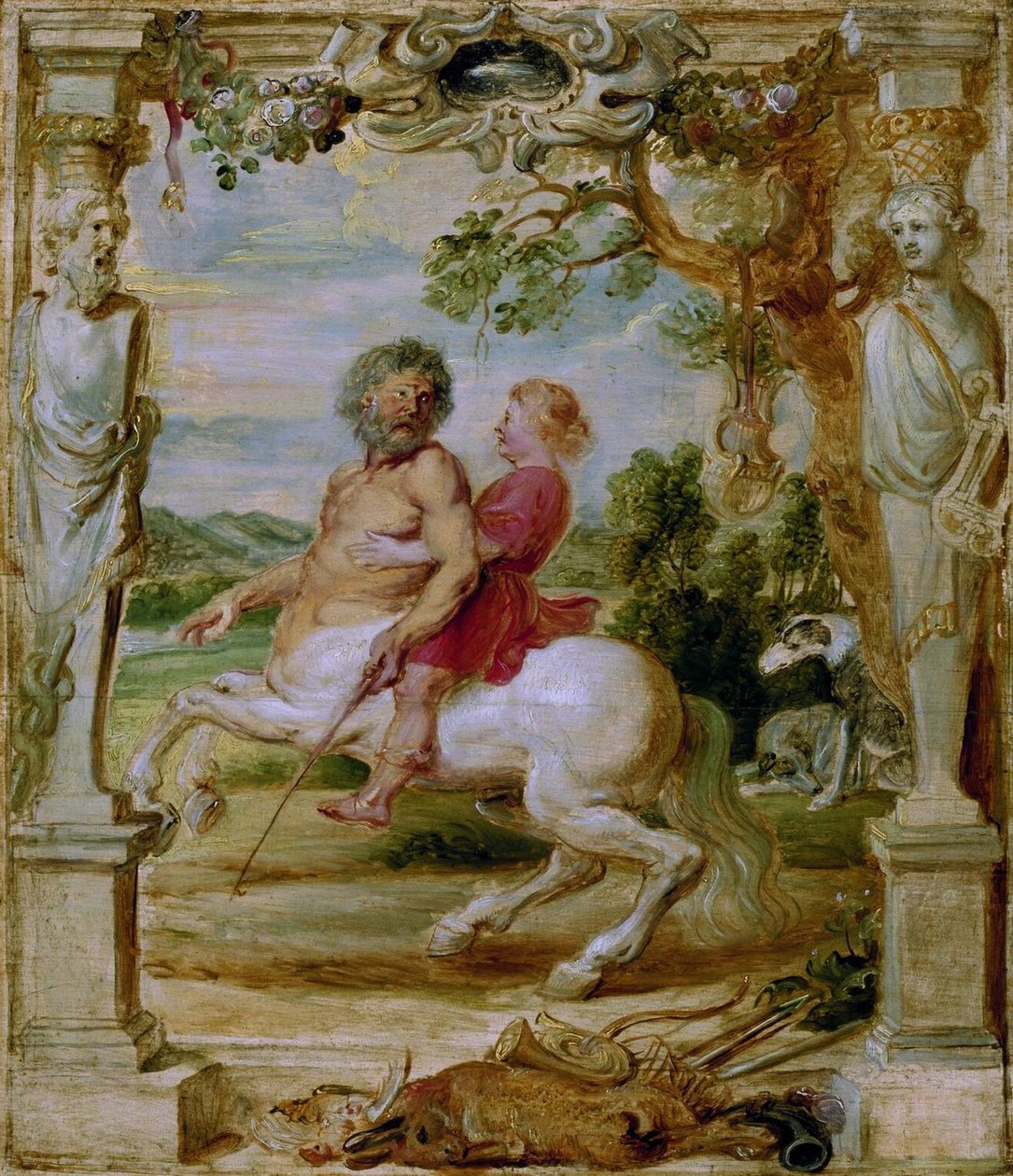 Achilles educated by the centaur Chiron by Peter Paul Rubens
