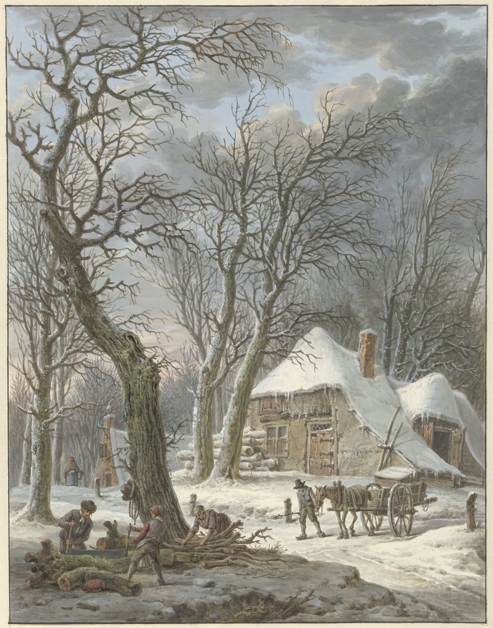 Winter Landscape by Pieter Pietersz. Barbiers