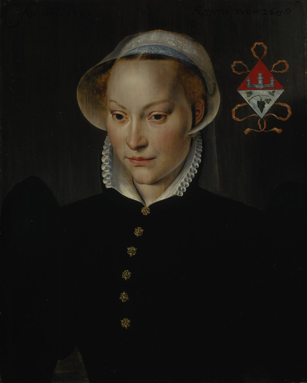A Married Lady of Bruges, Aged 26 by Pieter Pourbus