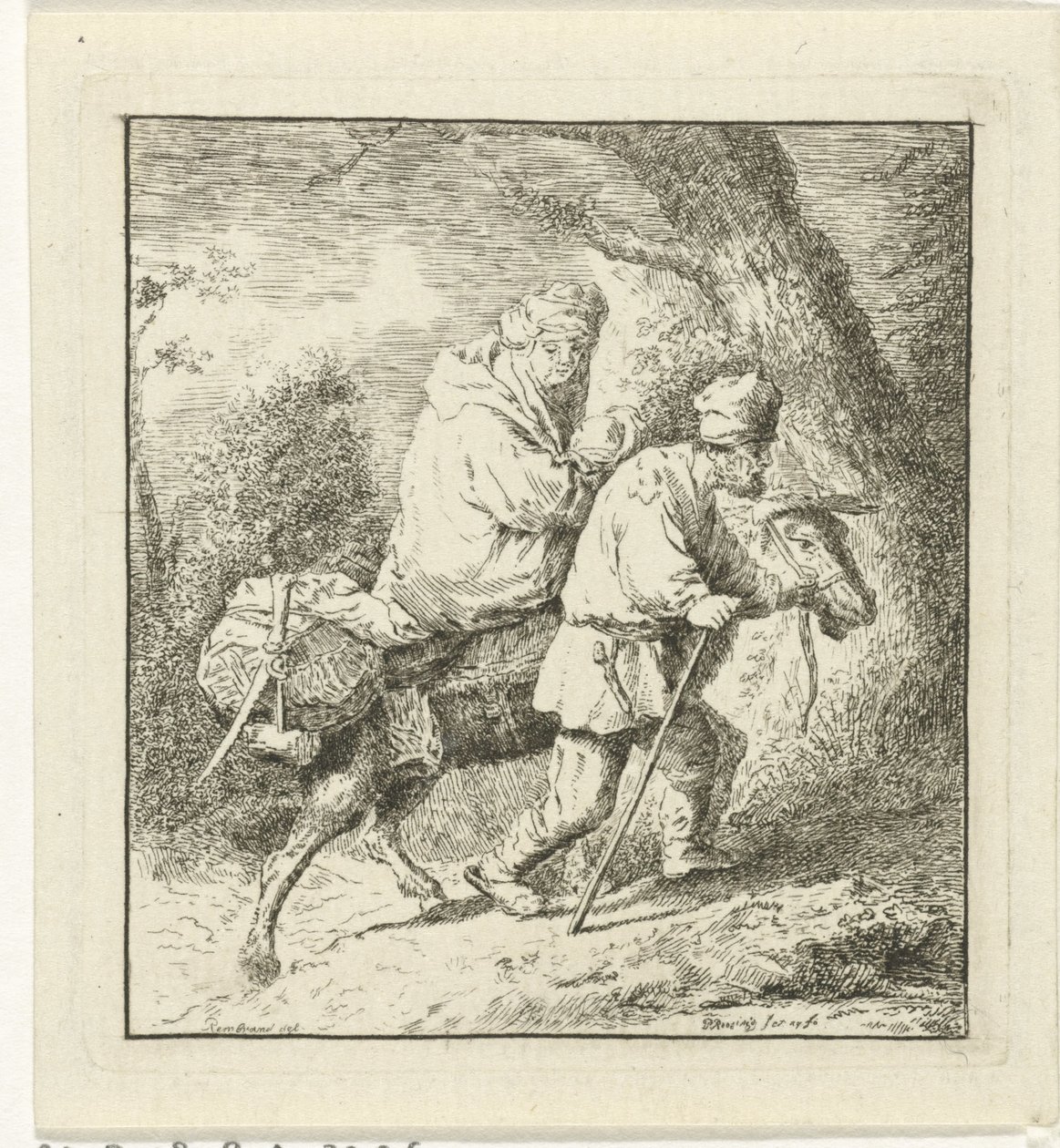 Flight into Egypt by Pieter Roosing