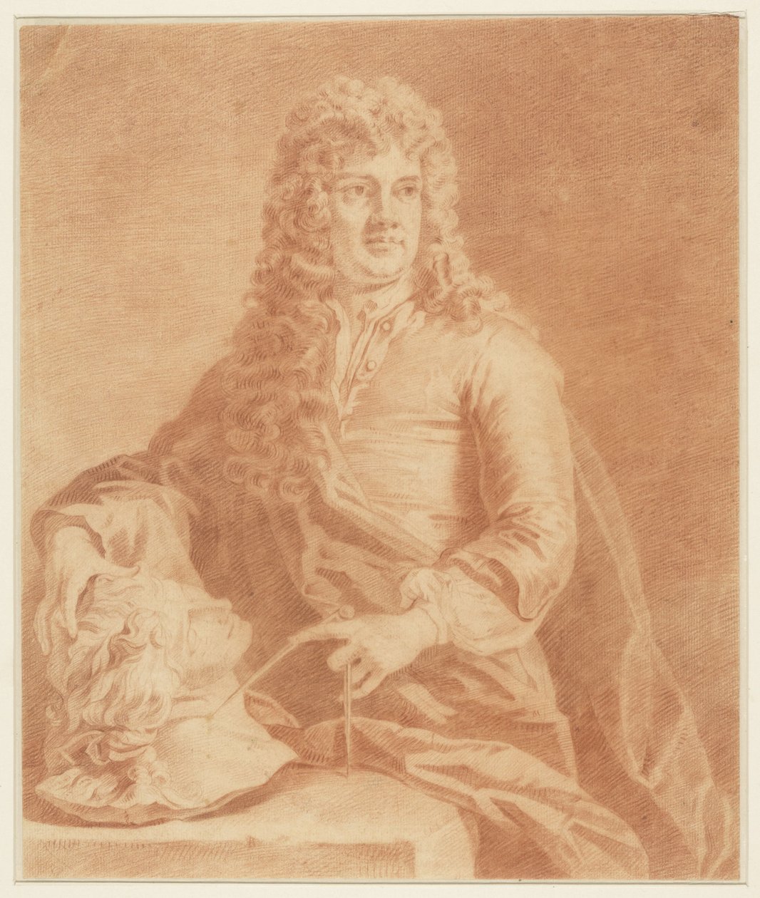 Portrait of Pieter van der Plaes by Pieter Schenk (I) (possibly)