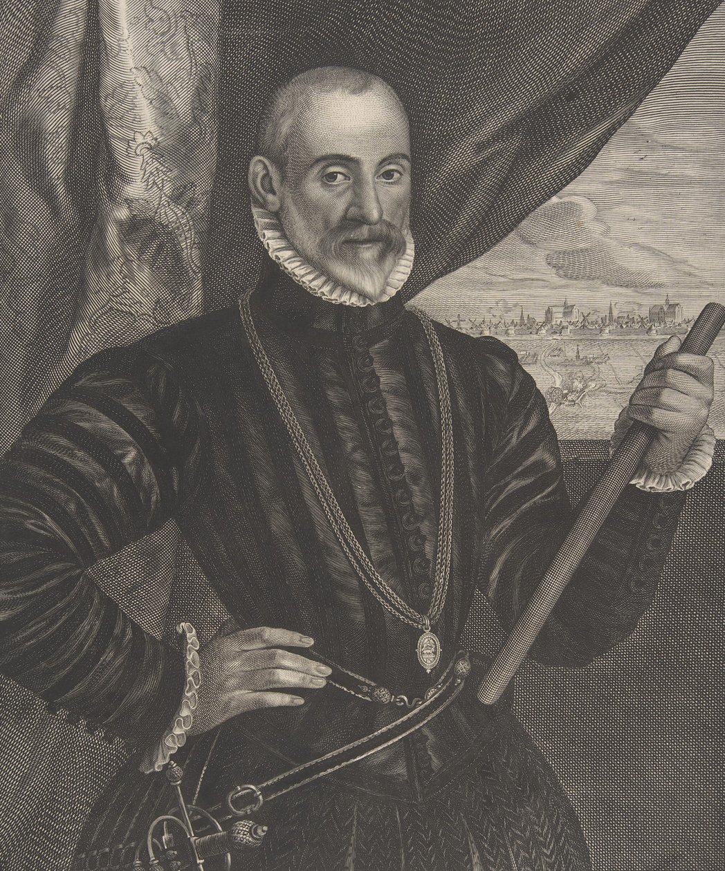 Francisco Valdes, Spanish Commander, from the series Quatuor Personae by Pieter Soutman
