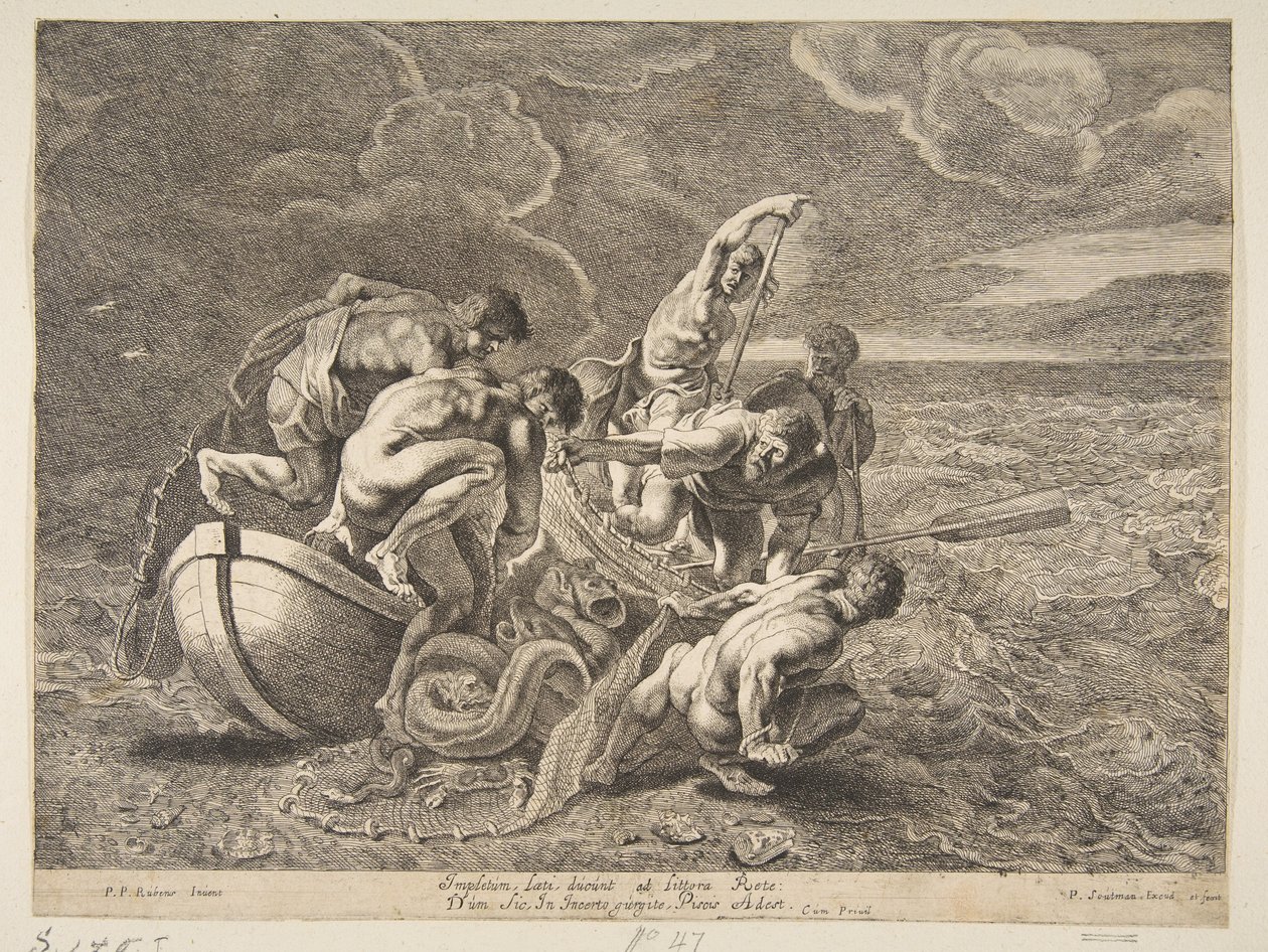 Miraculous Draught of Fish, 1595-1657 by Pieter Soutman