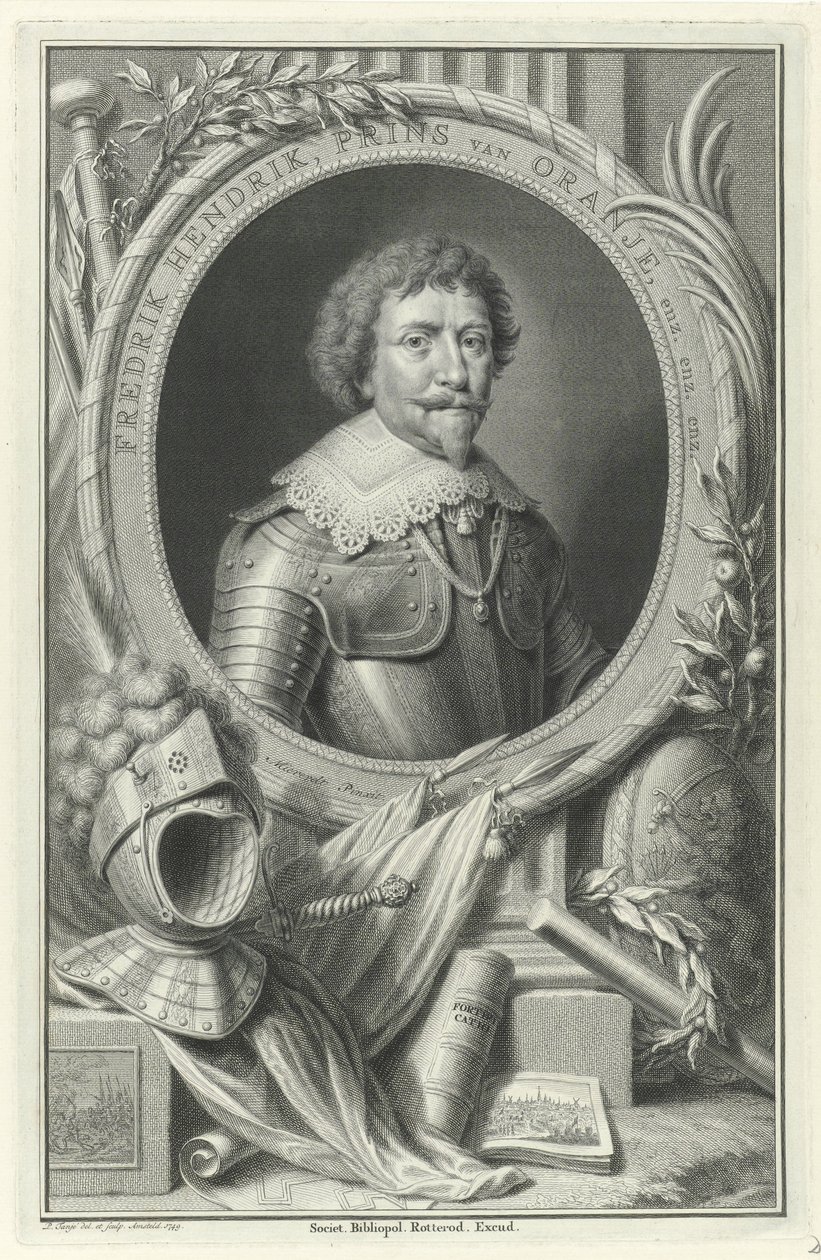 Portrait of Frederick Henry, Prince of Orange-Nassau by Pieter Tanjé
