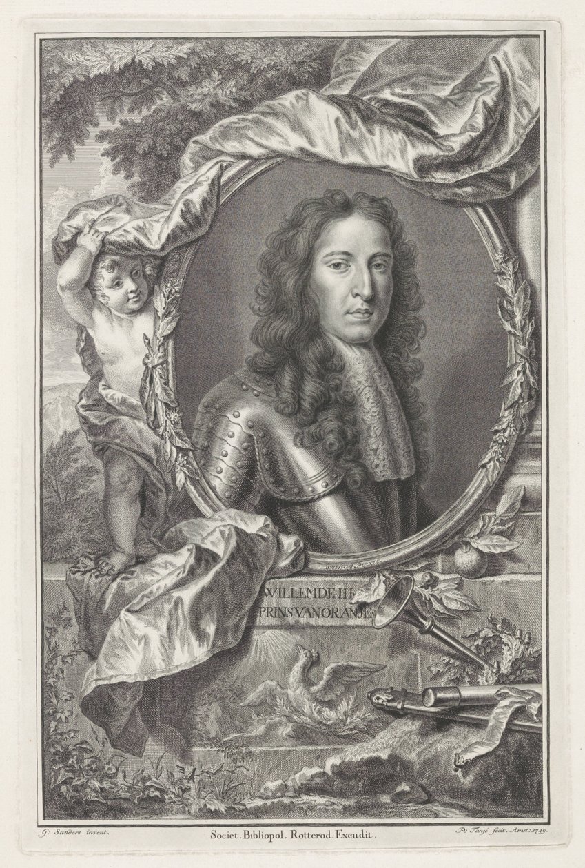 Portrait of William III, Prince of Orange by Pieter Tanjé