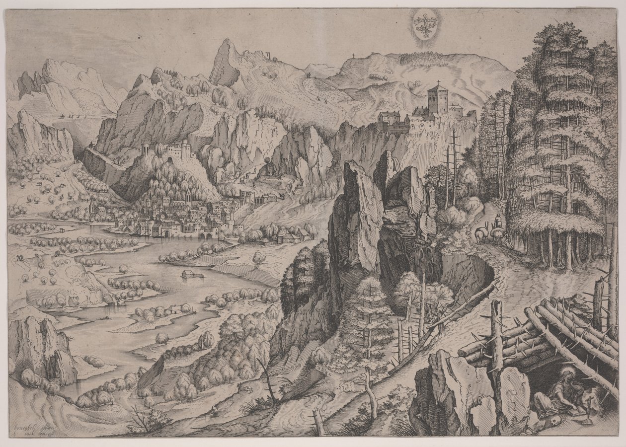 Magdalena Poenitens by Pieter The Elder (after) Brueghel