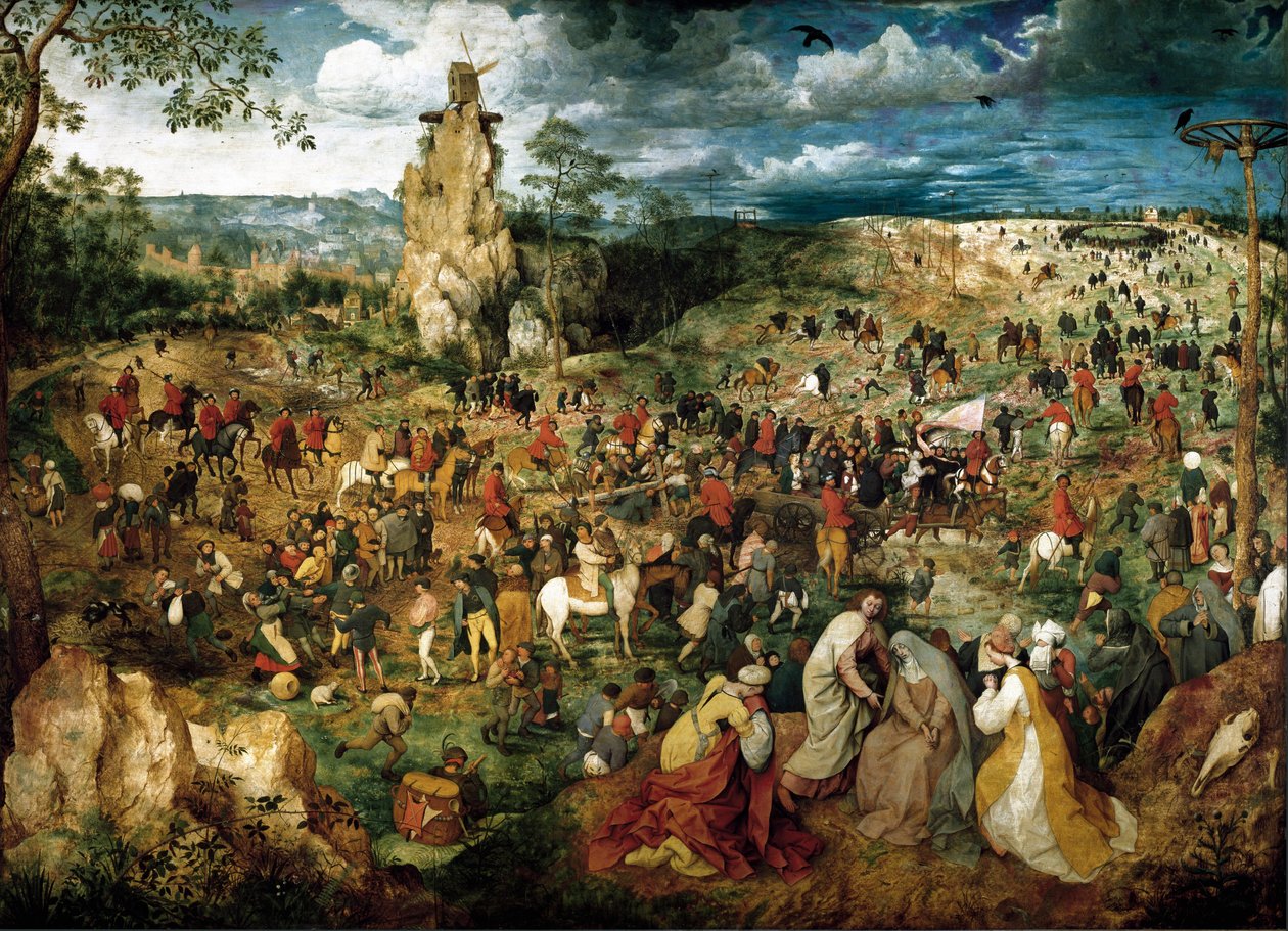 The Carriage of the Cross by Pieter Bruegel the Elder by Pieter Bruegel the Elder