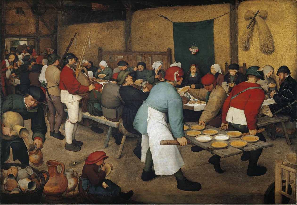 The Peasant Wedding by Pieter Bruegel the Elder