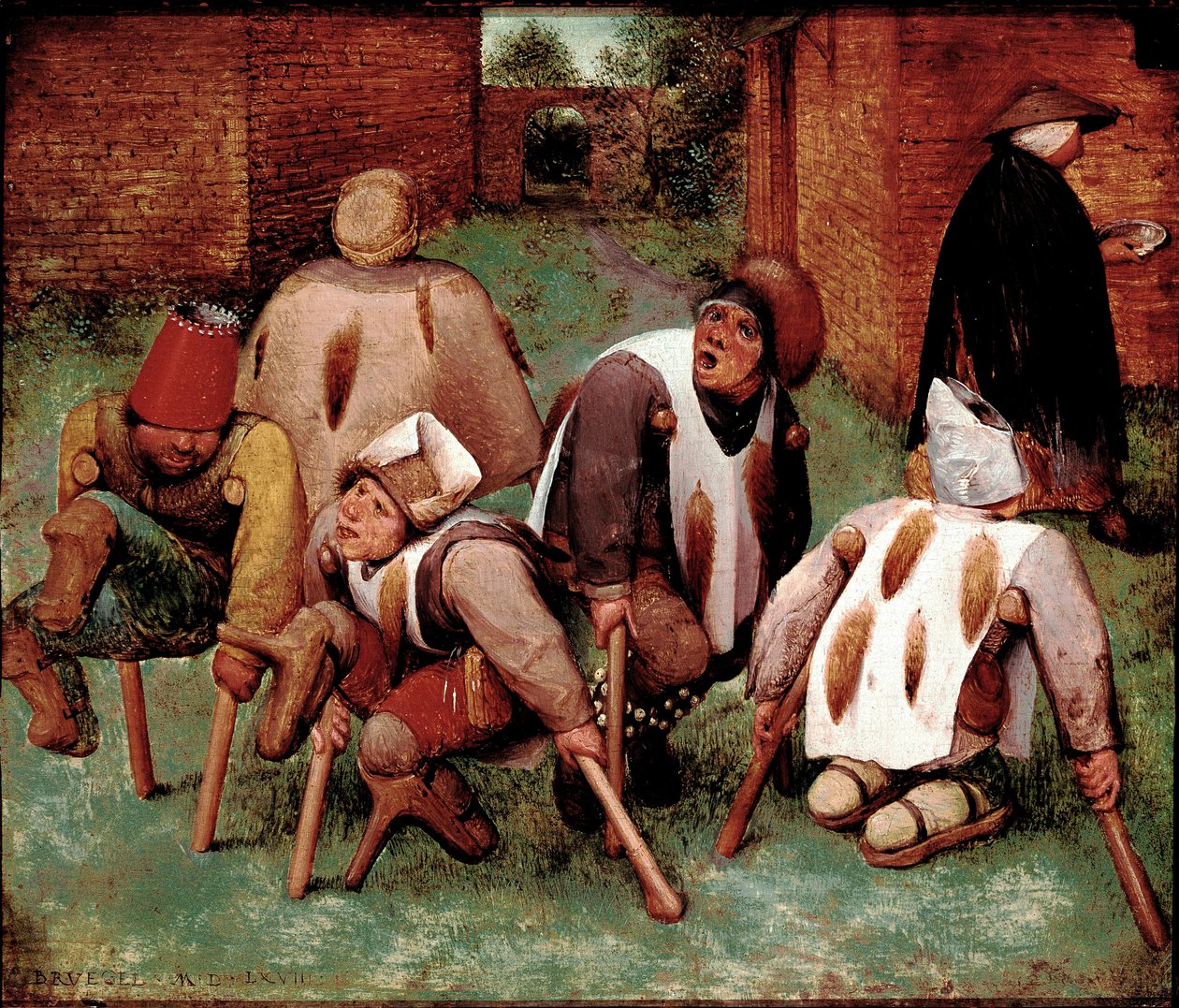 The estropies Group of disabled characters by Pieter Bruegel the Elder