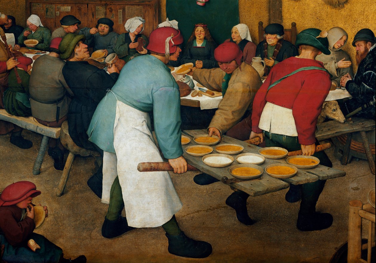 The honeymoon (detail) by Pieter Bruegel the Elder by Pieter Bruegel the Elder