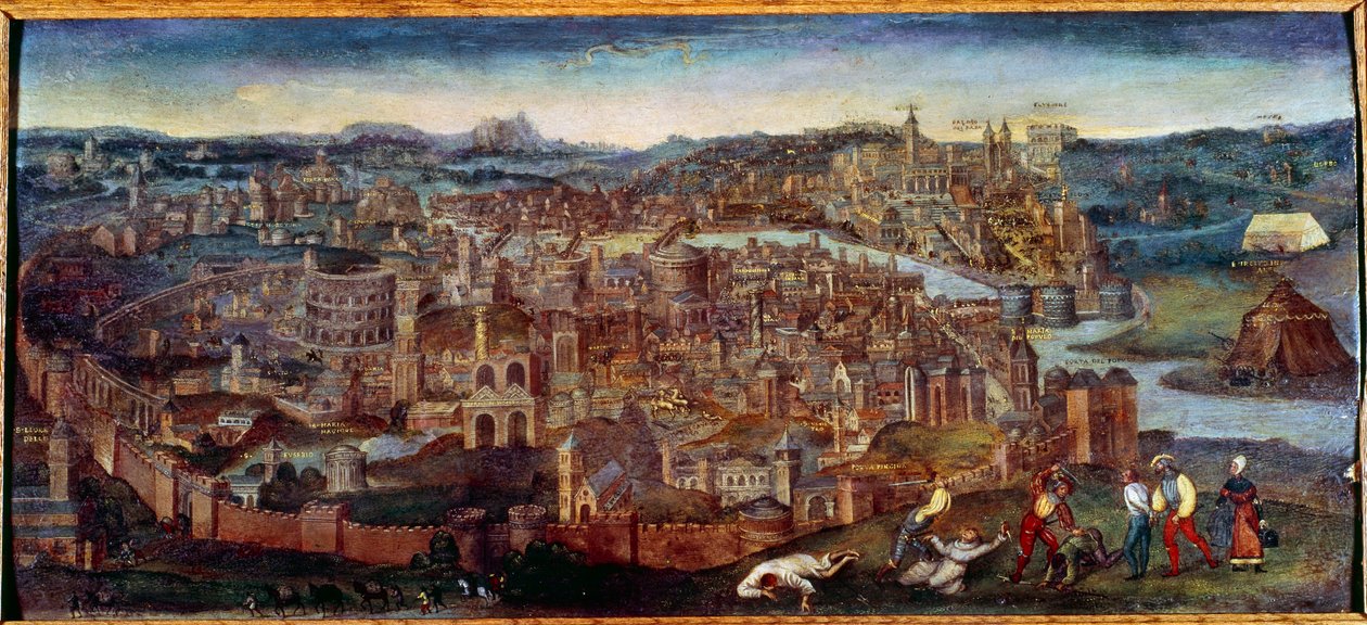 View of Rome by Pieter Bruegel the Elder