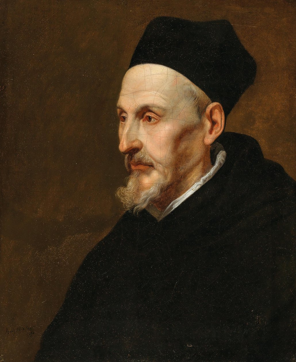 Portrait of Anthonius Triest, Bishop of Bruges and Ghent by Pieter Thijs