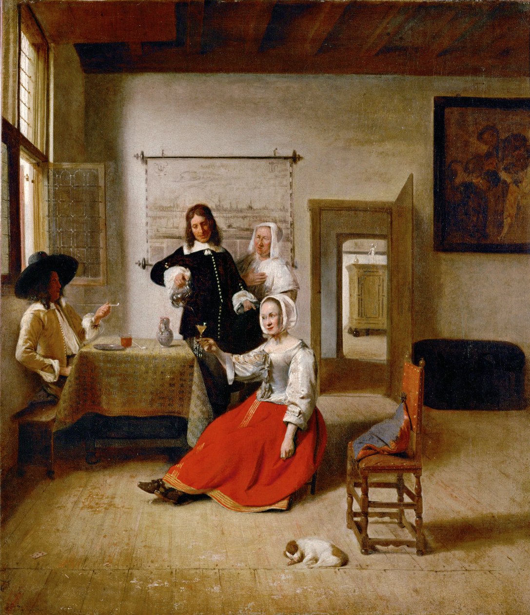 The Drinker by Pieter de (after) Hooch