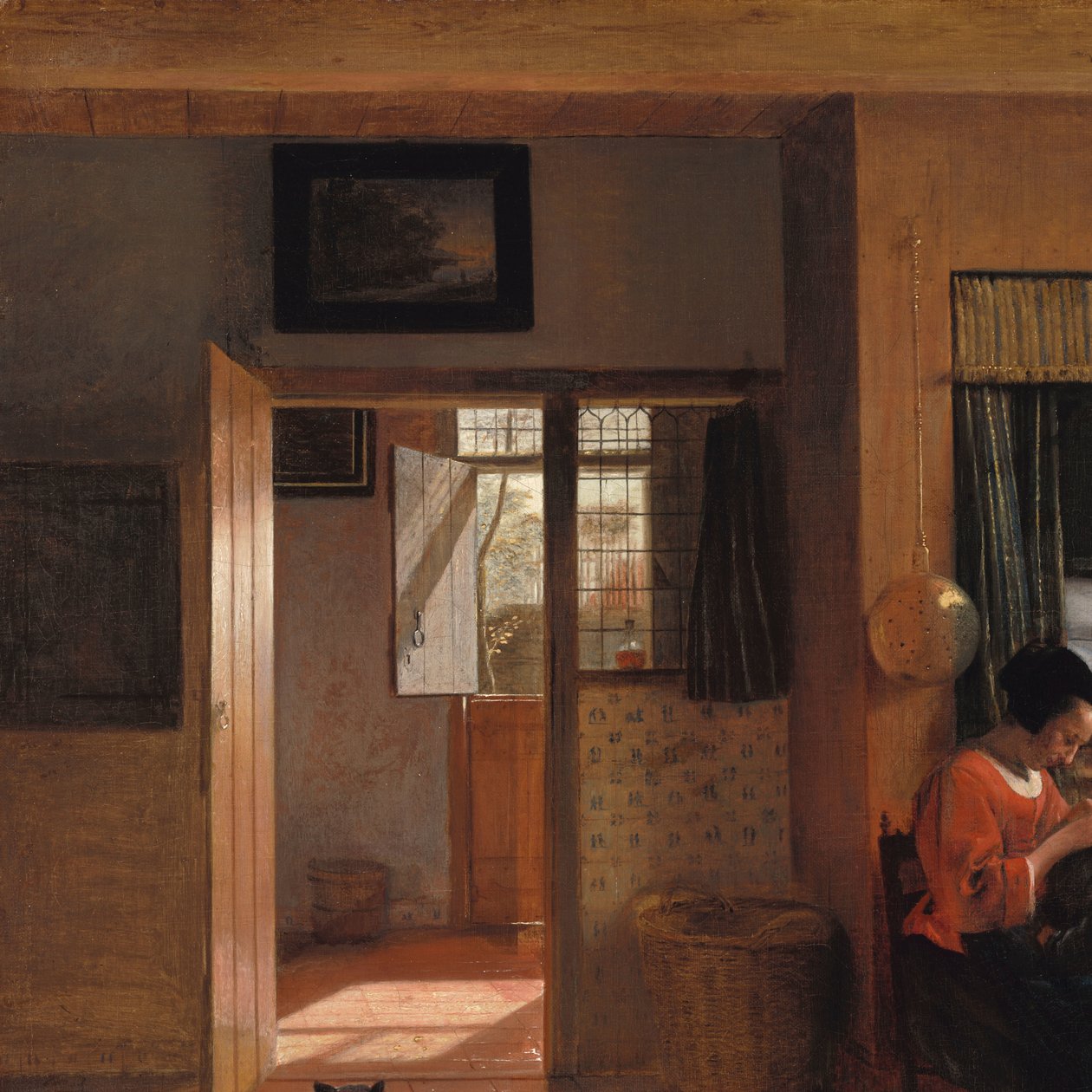 A Mother Delousing her Child’s Hair, Known as ‘A Mother’s Duty’ by Pieter de Hooch