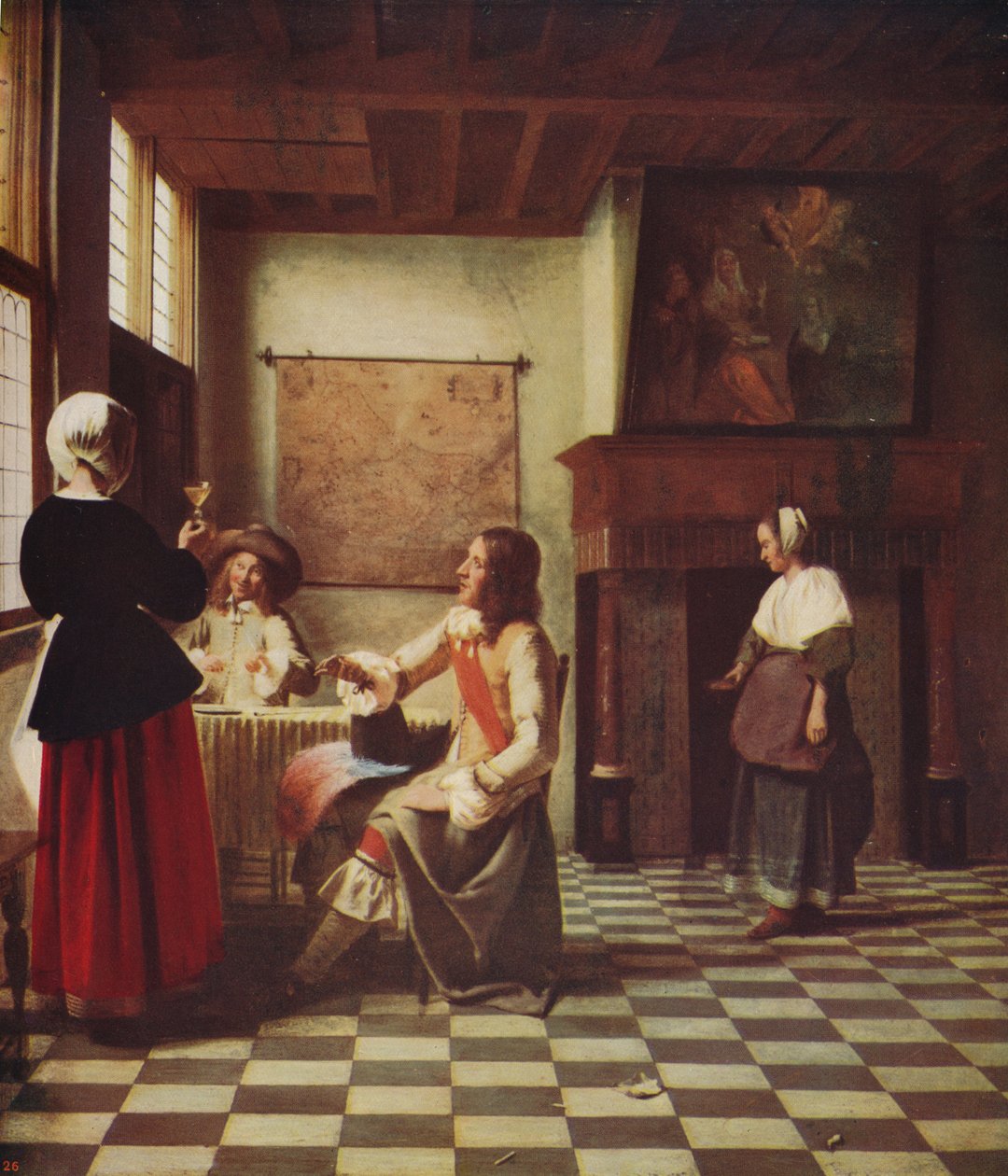 Interior of a Dutch House by Pieter de Hooch