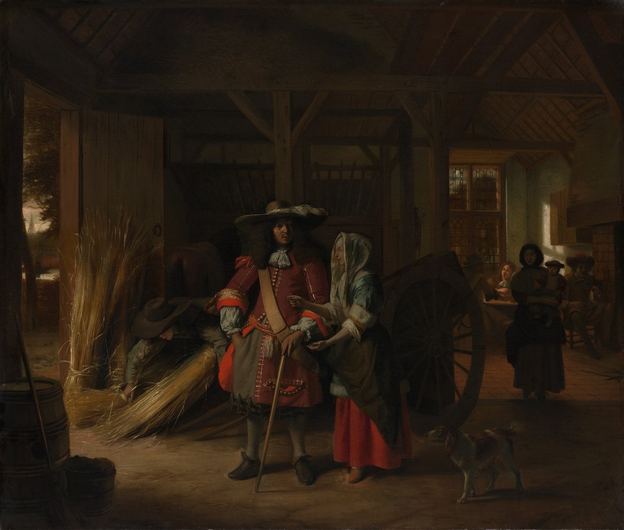 Paying the Hostess by Pieter de Hooch