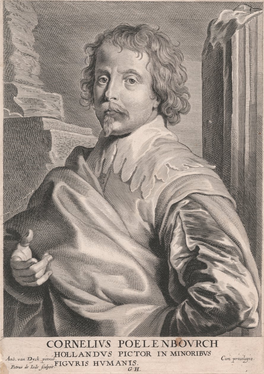 Cornelius Poelenbourch, Hollandus Pictor in Minoribus, Figuris Humanis by Pieter de Jode