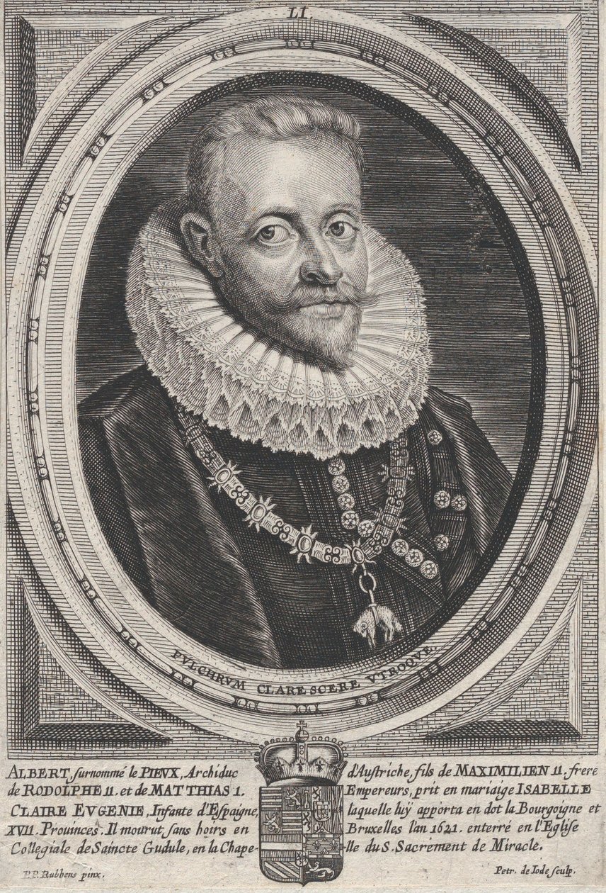 Portrait of Albert VII, Archduke of Austria, ca. 1650 by Pieter de Jode II