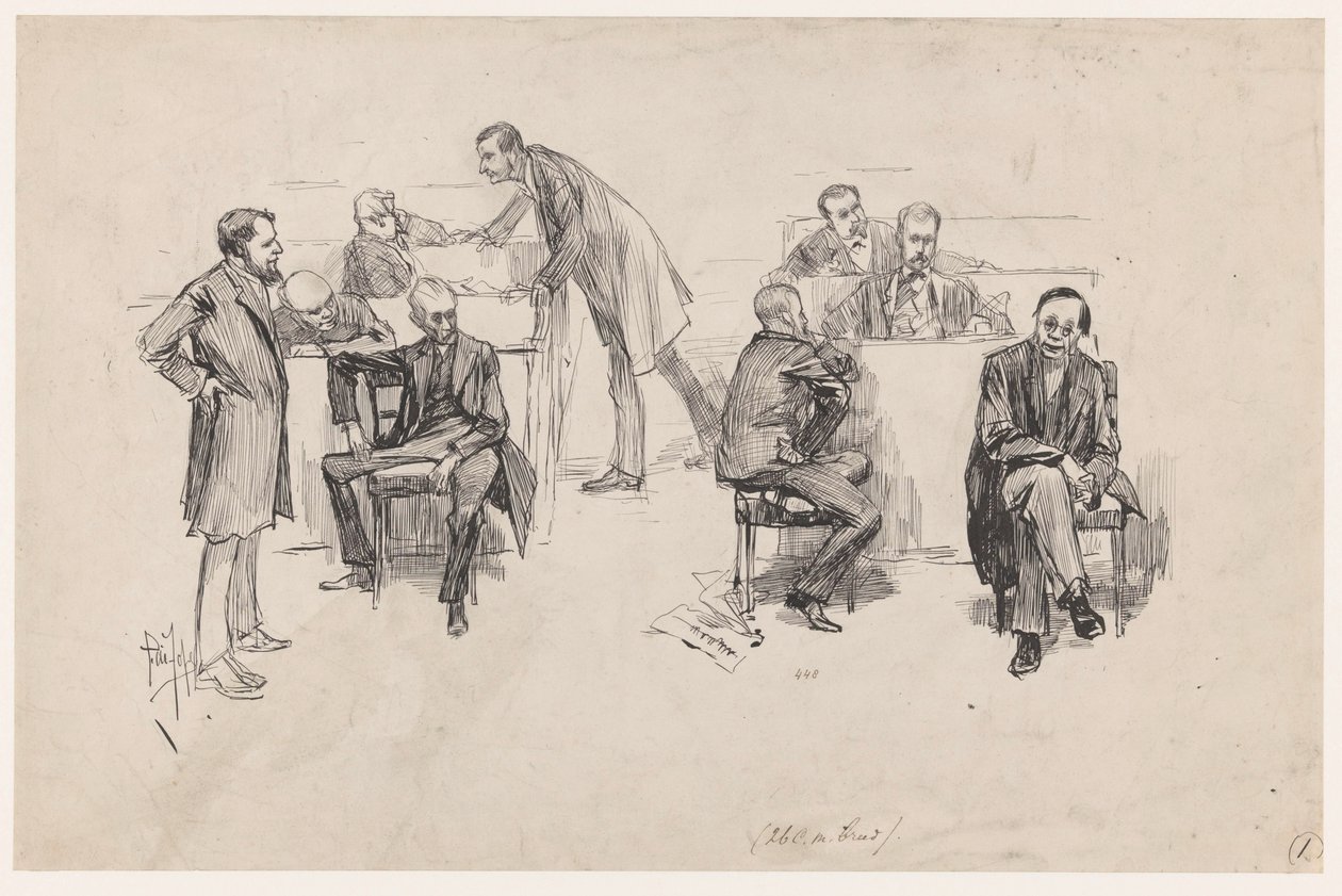 The House of Representatives During the Debate on the Constitutional Revision in 1887 by Pieter de Josselin