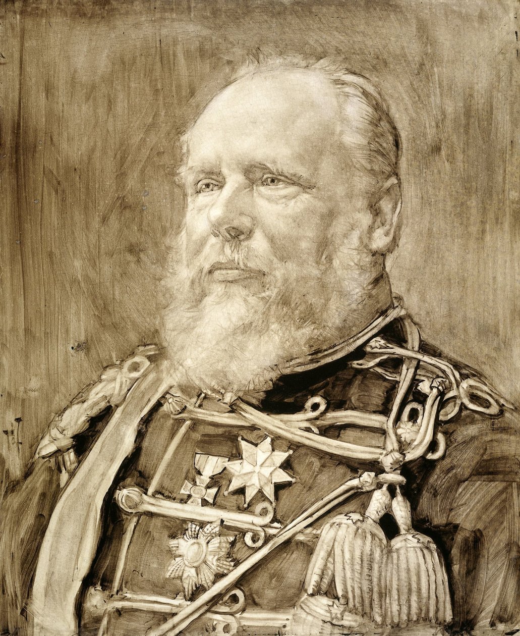 Portrait of Willem III, King of the Netherlands by Pieter de Josselin
