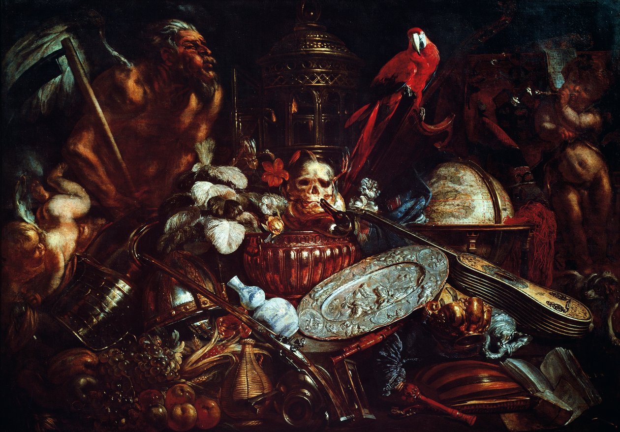 Vanitas, by Pieter Boel by Pieter or Peter Boel