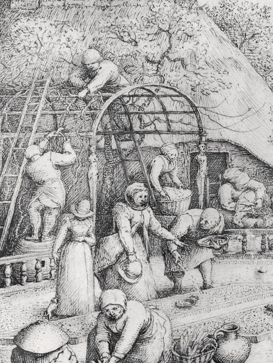 Detail of Spring by Pieter Bruegel the Elder