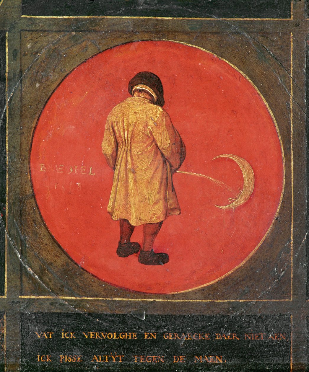 From the Twelve Proverbs on Wooden Plates by Pieter the Elder Bruegel