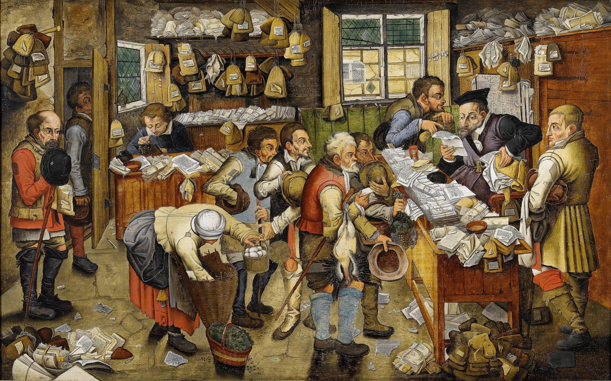 The Payment of the Tithes (known as Village Lawyer) by Pieter the Younger Brueghel