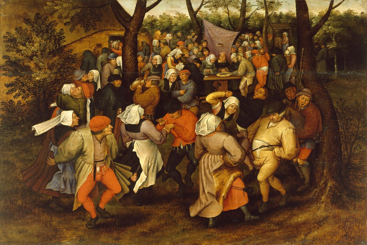 Peasant Wedding Dance, 1607 by Pieter Brueghel the Younger
