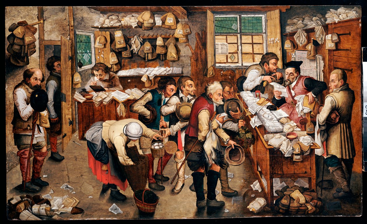 Peasants Paying Tithes by Pieter Brueghel the Younger
