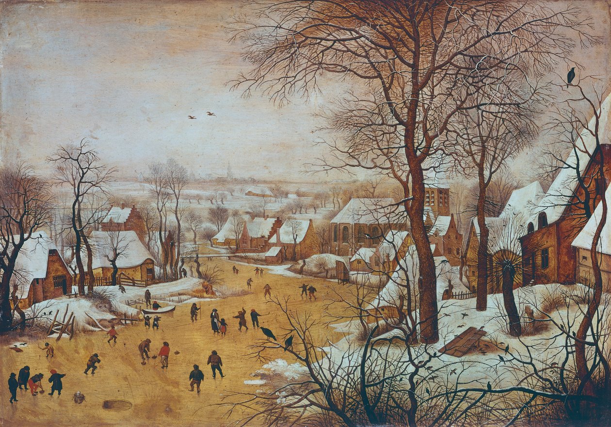 Winter landscape by Pieter the Younger Brueghel