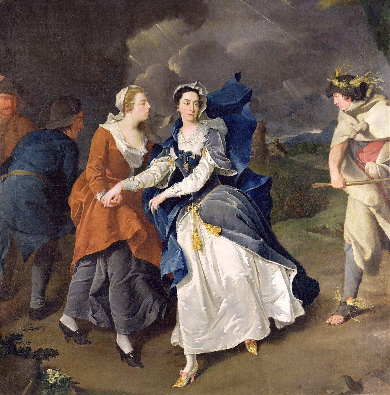Mrs Cibber as Cordelia by Pieter van Bleeck