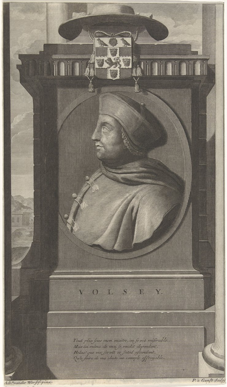 Portrait of Cardinal Wolsey by Pieter van Gunst