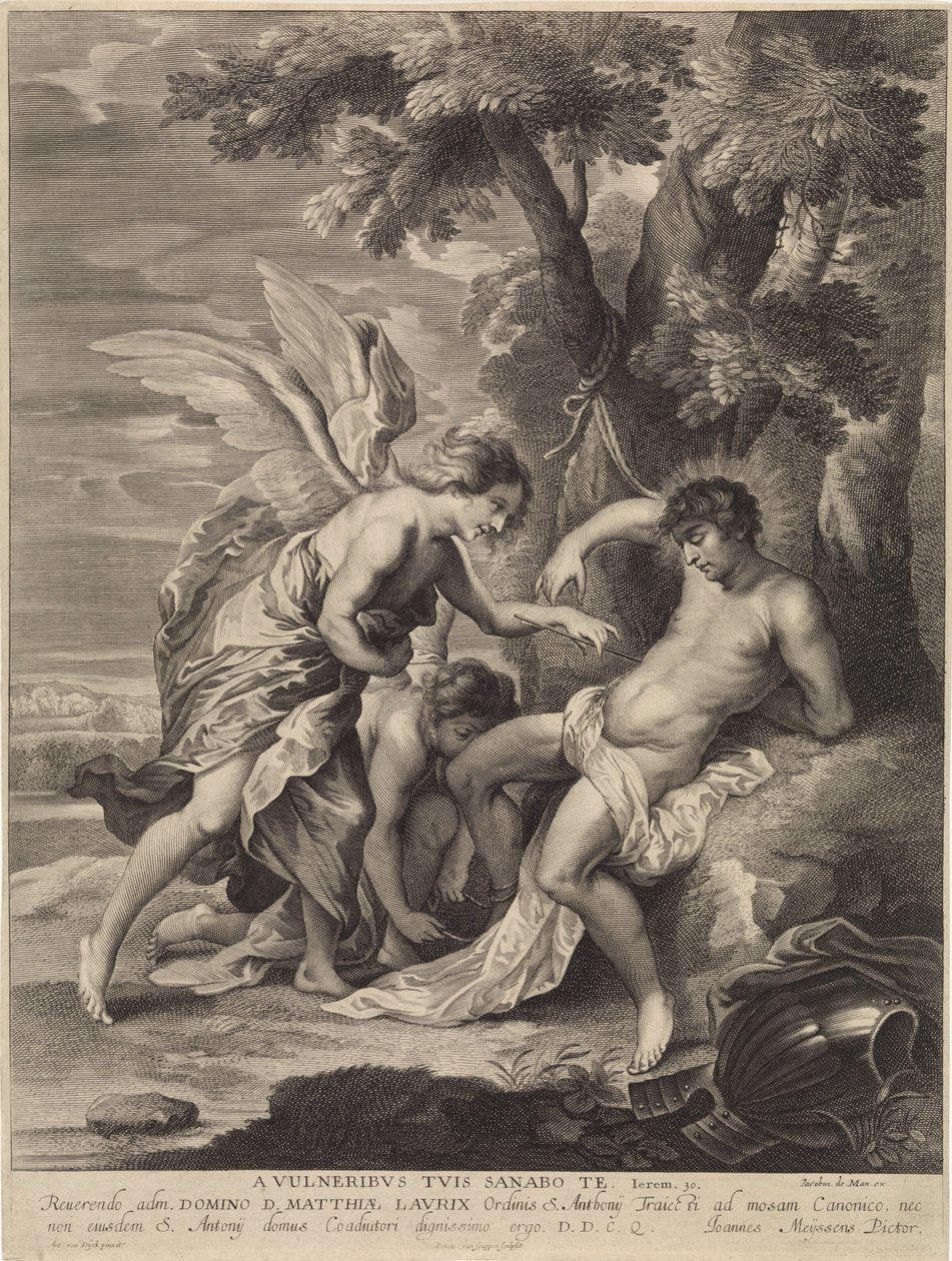 Saint Sebastian by Pieter van Schuppen