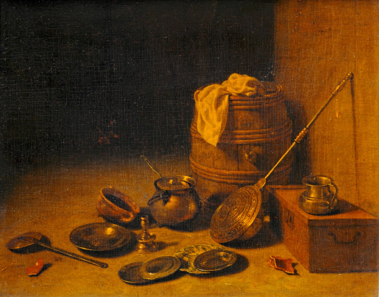 Kitchen Utensils by Pieter van den (c.1613 c.73) Bosch
